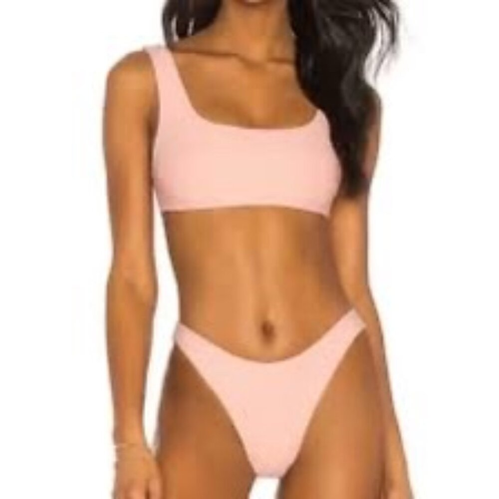 superdown alexa peach bikini top